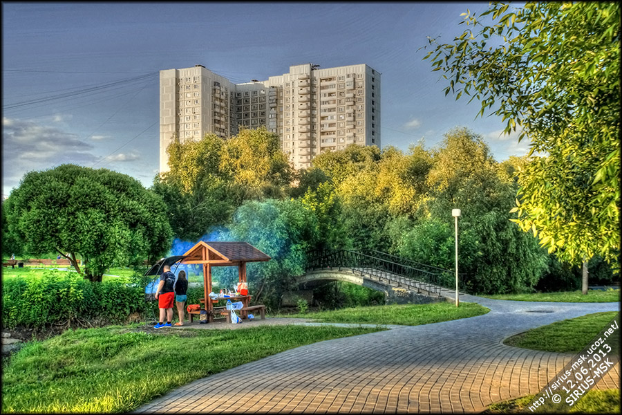 Парк в пойме реки Городня, 12.06.2013